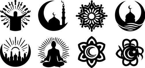 sketch vector illustration silhouette design decoration ornament icon logo symbol mascot religious and cultural religion ethnic traditional modern  
