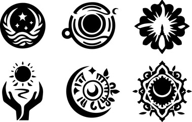 sketch vector illustration silhouette design decoration ornament icon logo symbol mascot religious and cultural religion ethnic traditional abstract modern minimalist