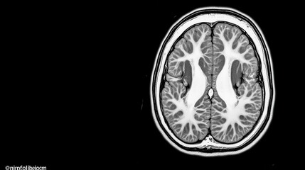 MRI scan showing epilepsyrelated changes posttrauma, neurologist analyzing