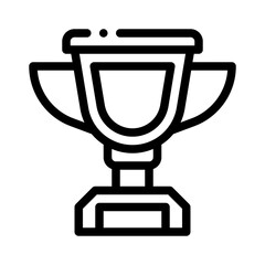 trophy line icon