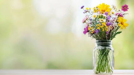 Fresh Wildflower Bouquet Display