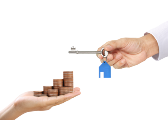 Investment growth home ownership financial planning real estate market indoor setting close-up view wealth management strategy