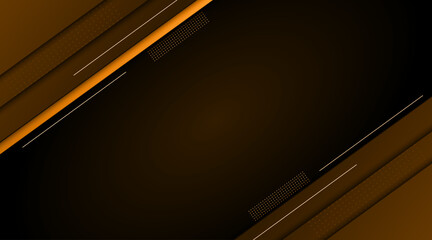 Obraz premium Presentation vector background design with line | Abstract creative gradient background for banner, futuristic, flyer, poster. | Modern elegant design with dotted pattern and orange colour