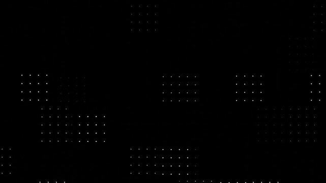 Abstract Horizontal Flow: Procedural Grid Looping Animation