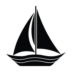 Boat Icon – Minimal Nautical Symbol for Apps, Websites & Graphic Design
