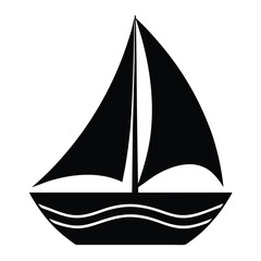 Boat Icon – Minimal Nautical Symbol for Apps, Websites & Graphic Design
