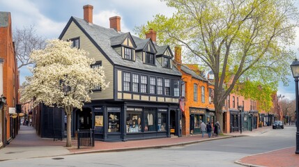 Historic Salem Witch Museum on a Calm Day