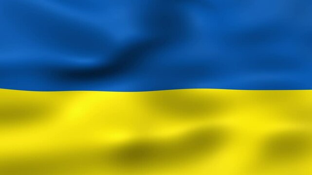looping ukraine flag waving animation seamless for background