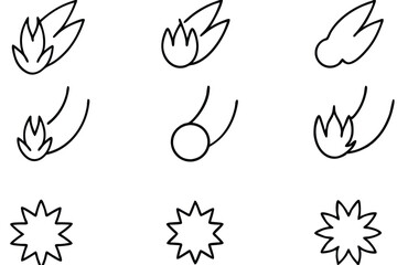 Fototapeta premium Editable stroke guide to crafting detailed vector graphic elements
