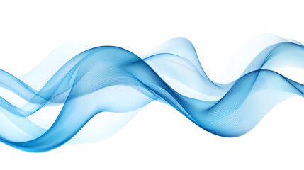 Blue mirage: abstract 3d blue wave illustration conjuring an illusion of depth. Velvet Mirage. Illustration