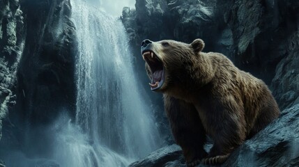 A black bear climbing a tree, with dense green leaves all around