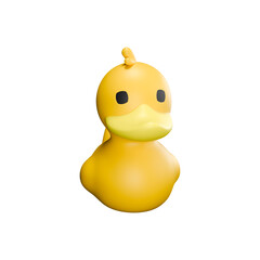 Cute Yellow Rubber Duck Icon