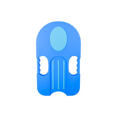 Swimming Kickboard Blue 3D Icon