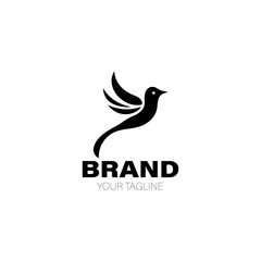 Lark Logo. Lark Logo Design. Lark Logo Brand. Lark Logo Vector Design Isolated on White Background