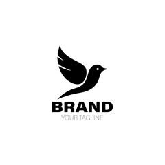 Lark Logo. Lark Logo Design. Lark Logo Brand. Lark Logo Vector Design Isolated on White Background