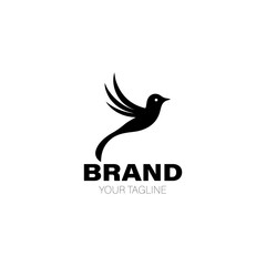 Lark Logo. Lark Logo Design. Lark Logo Brand. Lark Logo Vector Design Isolated on White Background