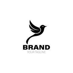 Fototapeta premium Lark Logo. Lark Logo Design. Lark Logo Brand. Lark Logo Vector Design Isolated on White Background