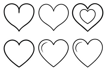 Hand drawn heart capturing emotions through sketching technique