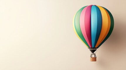 Fototapeta premium Colorful Hot Air Balloon Design
