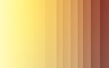 Fototapeta premium Abstract gradient background with vertical stripes in yellow, orange, and brown tones.