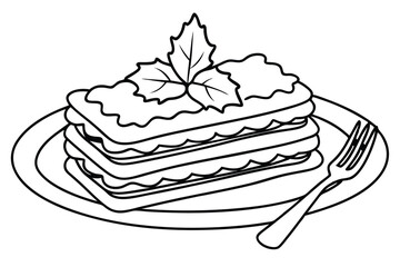 Lasagna on a Plate Savory Dish for Special Nights