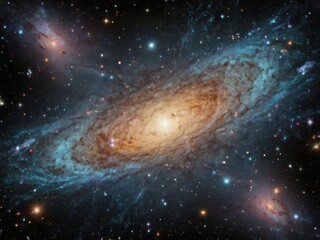 Obraz premium a new universe emerging from the big bang