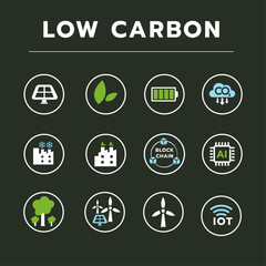 LOWCABON ICON SET1