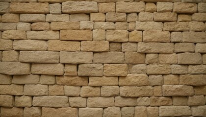 Obraz premium Brown brick wall textured wallpaper 1