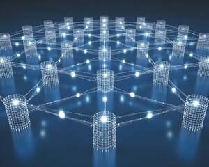 Networked Cylinders, Abstract Design