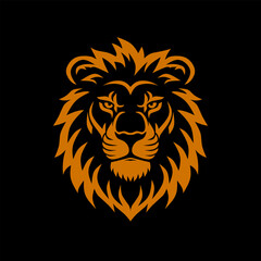 lion head vector