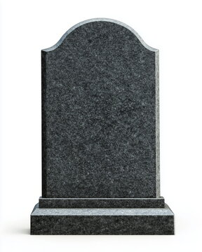 blank grave stone