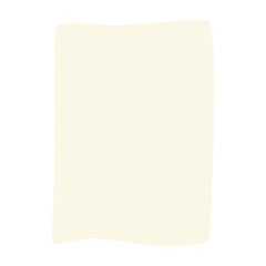 Minimal beige shape with gently curved top and bottom edges on grey background. Perfect for modern layouts, editorial designs, aesthetic frames, or digital mockup templates.