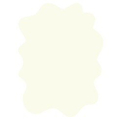 Organic beige abstract shape with jagged wavy edges on white background. Perfect for creative layouts, vintage-inspired designs, modern templates, or unique digital mockups.