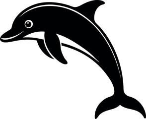 dolphin isolated on white background