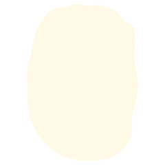 Organic beige blob with soft rounded edges on black background. Ideal for modern mockups, minimalist templates, earth-tone branding, or nature-inspired visual design projects.