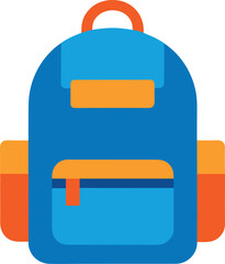 blue folder with red paper clip