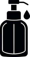 vector illustration of a bottle of perfume