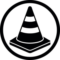 traffic cone vector