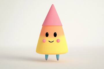 Cute candy corn character