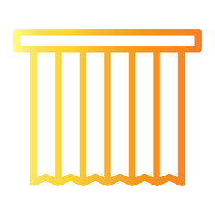 blind Line Gradient Icon
