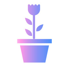 flower Gradient icon