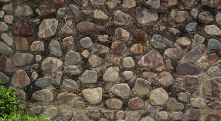 muro rústico en piedras - foto de stock 