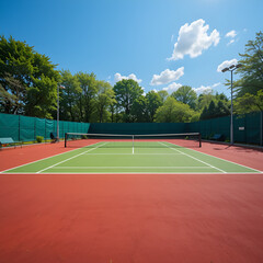 Tennis Court - A Great Photo For Your Tennis or Sports Related Promotions