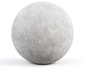 Round concrete sphere