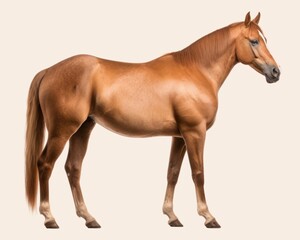 Obraz premium Horse standing animal mammal.