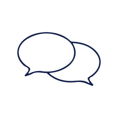 Fototapeta premium Chat icon vector isolated on background. Trendy message symbol.comment icon speech bubble symbol Chat message icons - talk message Bubble chat icon. vector illustration eps 10.