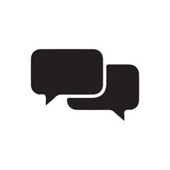 Chat icon vector isolated on background. Trendy message symbol.comment icon speech bubble symbol Chat message icons - talk message Bubble chat icon. vector illustration eps 10.