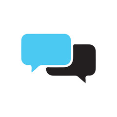 Fototapeta premium Chat icon vector isolated on background. Trendy message symbol.comment icon speech bubble symbol Chat message icons - talk message Bubble chat icon. vector illustration eps 10.