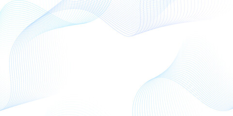 White wave curve lines banner background design. Abstract soft wave lines dynamic flowing blue light isolated background. Vector Illustration of the gray pattern of lines. stripes on white.	
