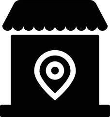 Rounded Filled Location Icon